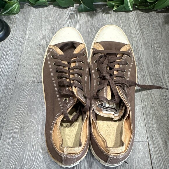 Converse All Star Double Tongue Double Lace Brown Sneakers Mens 13 - Picture 6 of 10